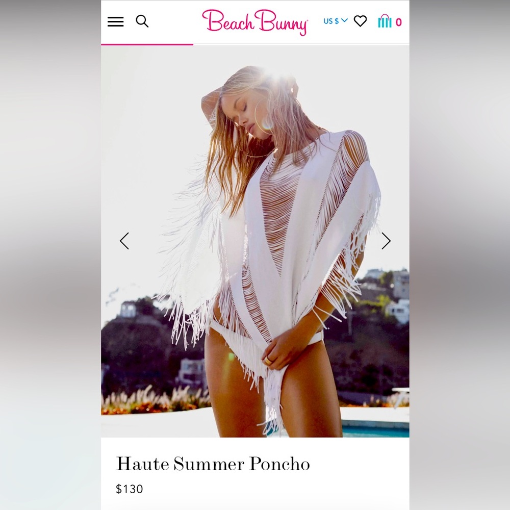 Beach Bunny Haute Summer Poncho